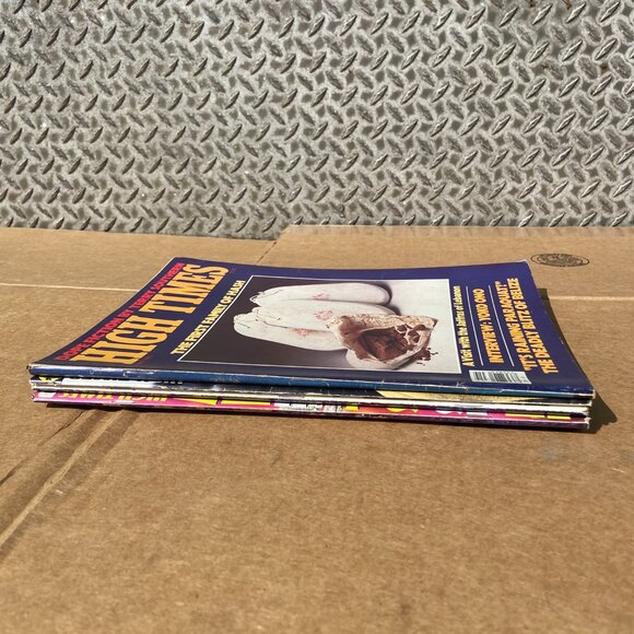 Lot Of 4 Vintage High Times Magazines - Picture 2 of 8